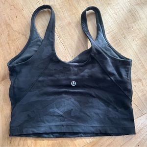 Lululemon Camo Long Line Sports Bra